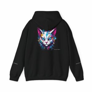 Urban Cat Blue Eyes Hoodie – Fierce Streetwear with Style VibeCurb – Streetwear Redefined