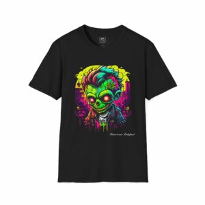 Green Zombie T-Shirt – Urban Undead Style VibeCurb – Streetwear Redefined