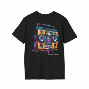 Retro Beats Unisex T-Shirt VibeCurb – Streetwear Redefined