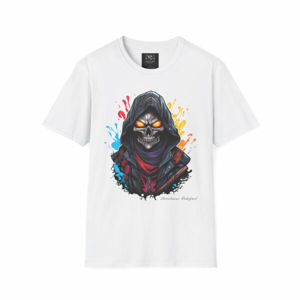 Skeleton Hood T-Shirt – Mysterious Urban Style VibeCurb – Streetwear Redefined 7