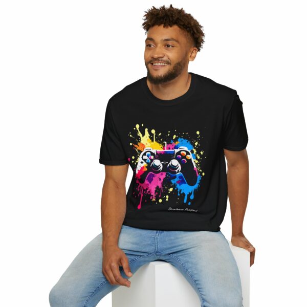 Colorful Gamepad T-Shirt – Play in Style VibeCurb – Streetwear Redefined 5