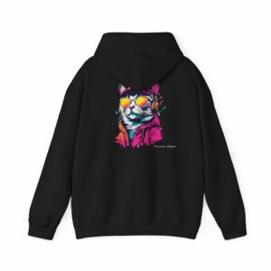 Groovy Cat Unisex Hoodie VibeCurb – Streetwear Redefined