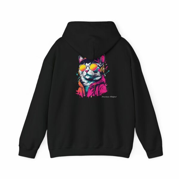 Groovy Cat Unisex Hoodie VibeCurb – Streetwear Redefined 3