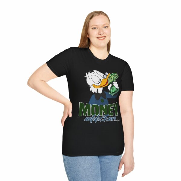 Money Addiction T-Shirt – Bold and Playful Statement VibeCurb – Streetwear Redefined 6