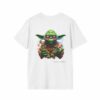 Zen Warrior Unisex T-Shirt – Yoda-Inspired Design with Weed and Lightsaber Bong VibeCurb – Streetwear Redefined 13