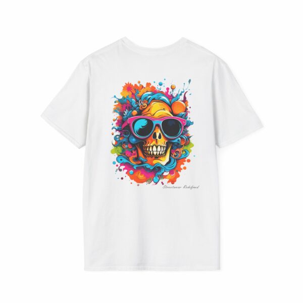 Colorful Skull Sunglasses Unisex T-Shirt – Bold Urban Streetwear VibeCurb – Streetwear Redefined 7