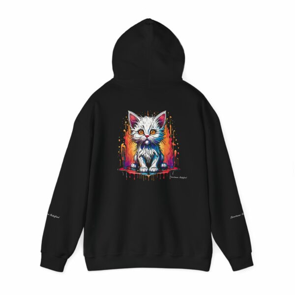 Urban White Cat Hoodie VibeCurb – Streetwear Redefined 5