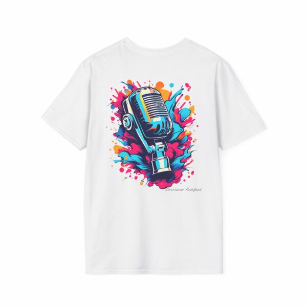 Vintage Microphone Unisex T-Shirt – Timeless Retro Style VibeCurb – Streetwear Redefined 7