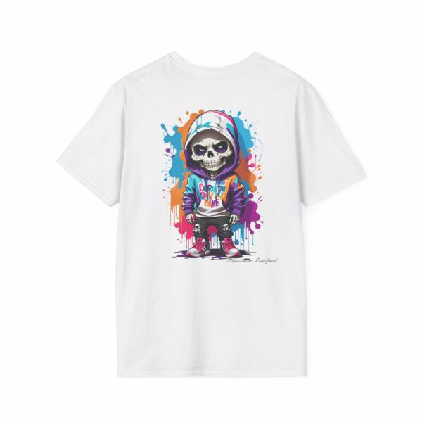 Urban Skeleton Guy Unisex T-Shirt – Edgy Streetwear Style VibeCurb – Streetwear Redefined 7