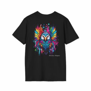 Colorful Bird Unisex T-Shirt – Vibrant and Bold Streetwear VibeCurb – Streetwear Redefined