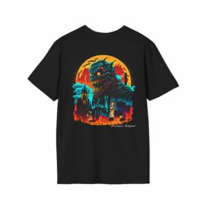 Monster City Attack Unisex T-Shirt – Bold and Fearless Streetwear VibeCurb – Streetwear Redefined