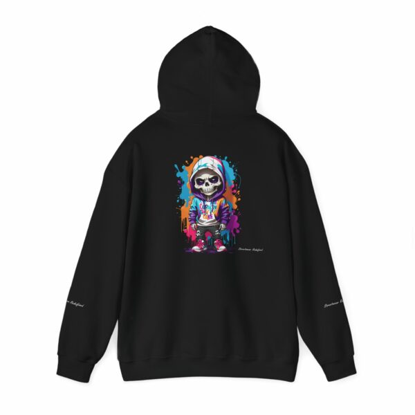 Urban Skeleton Guy Hoodie – Street Style with a Dark Edge VibeCurb – Streetwear Redefined 5