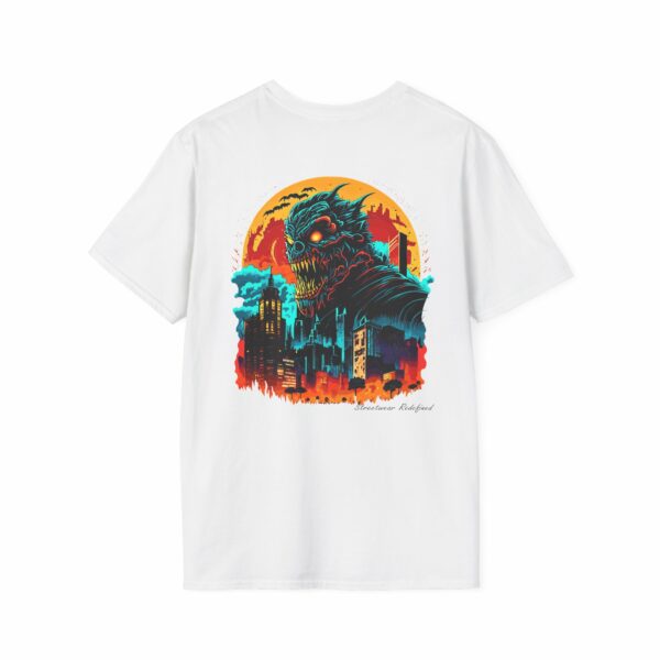 Monster City Attack Unisex T-Shirt – Bold and Fearless Streetwear VibeCurb – Streetwear Redefined 7