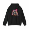 Girl with Blue Hair Riding a Motorcycle Hoodie VibeCurb – Streetwear Redefined 11